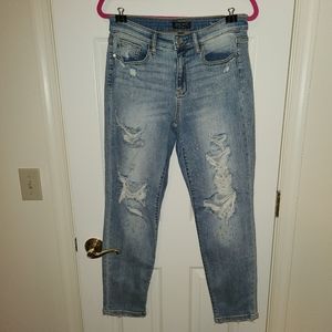 COPY - JUDY BLUE PAINT SPLATTER BOYFRIEND JEANS